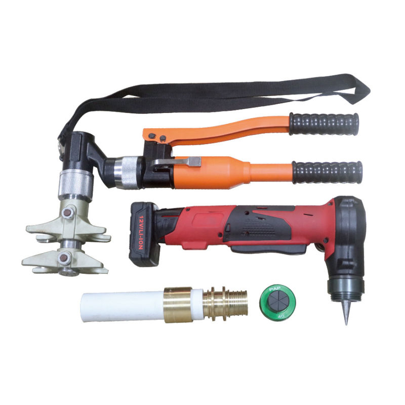 DL-1232-3-E Zaciskarka hydrauliczna 40 mm 5 kg z elektrycznym narzędziem do rozszerzania rur